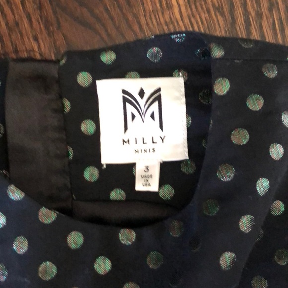 Milly Couture Girl’s Fancy Peplum dress size 3 - Picture 3 of 3